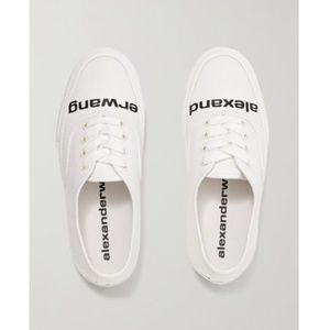Alexander Wang White Tennis Shoes Sneakers US Size 6 EU Size 36